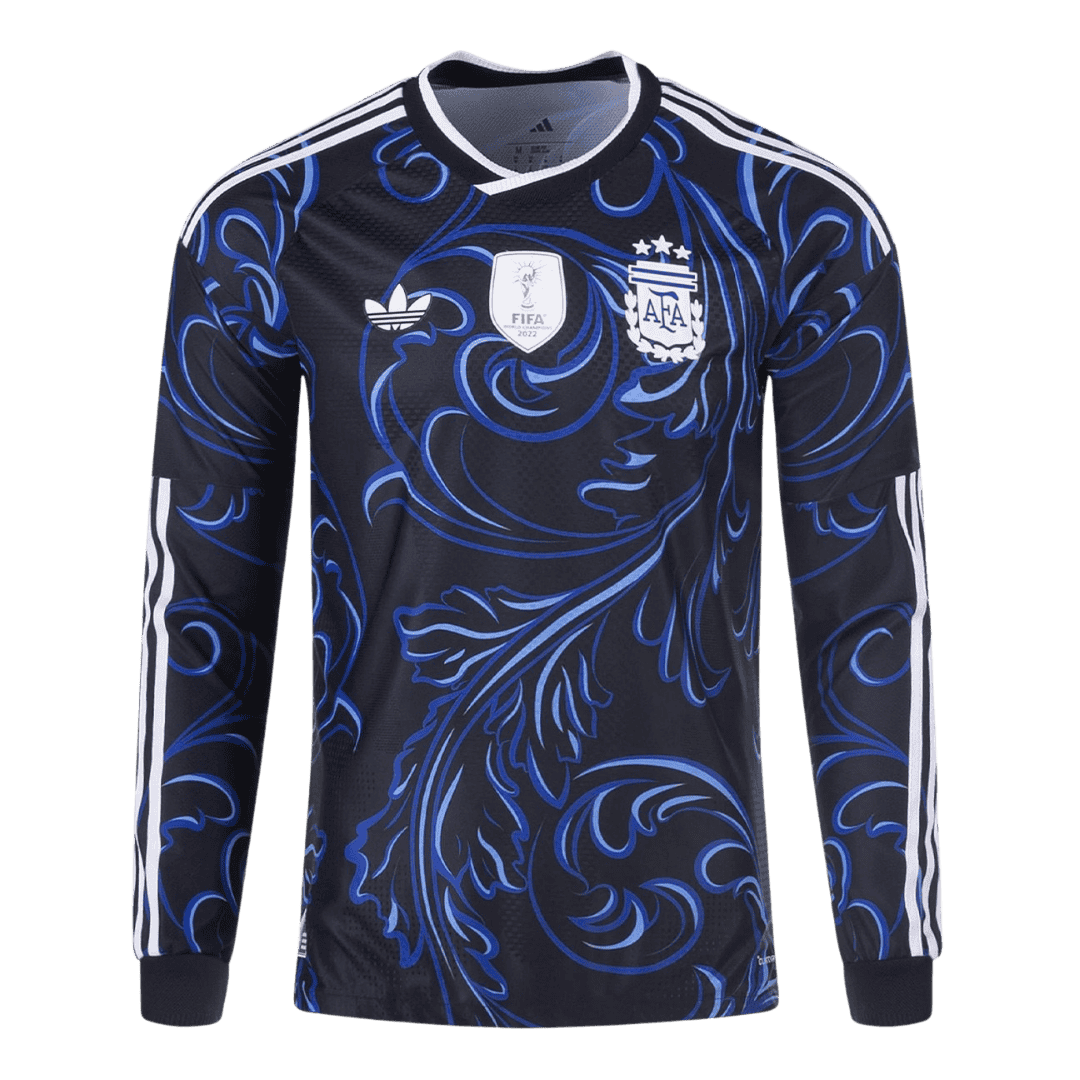 Argentina Long Sleeve Away Soccer Jersey 2026 - gojersey