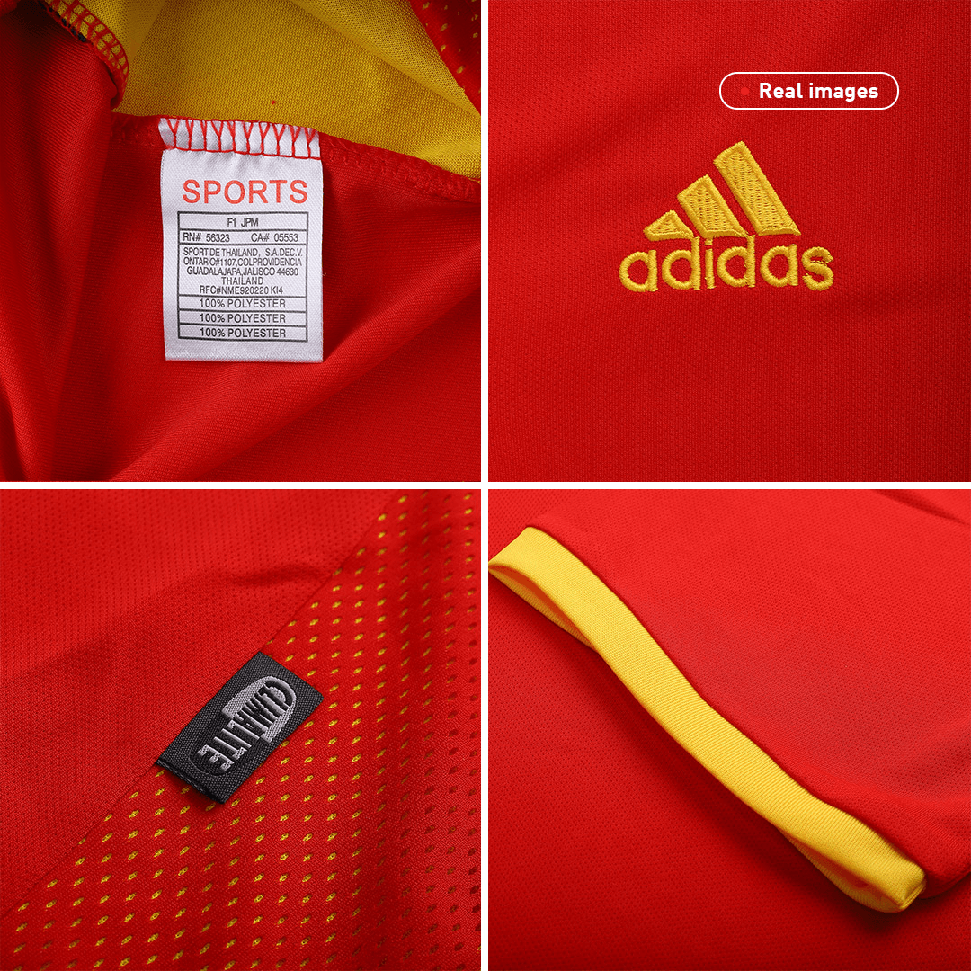 Spain Home Jersey Retro 2002 - gojersey