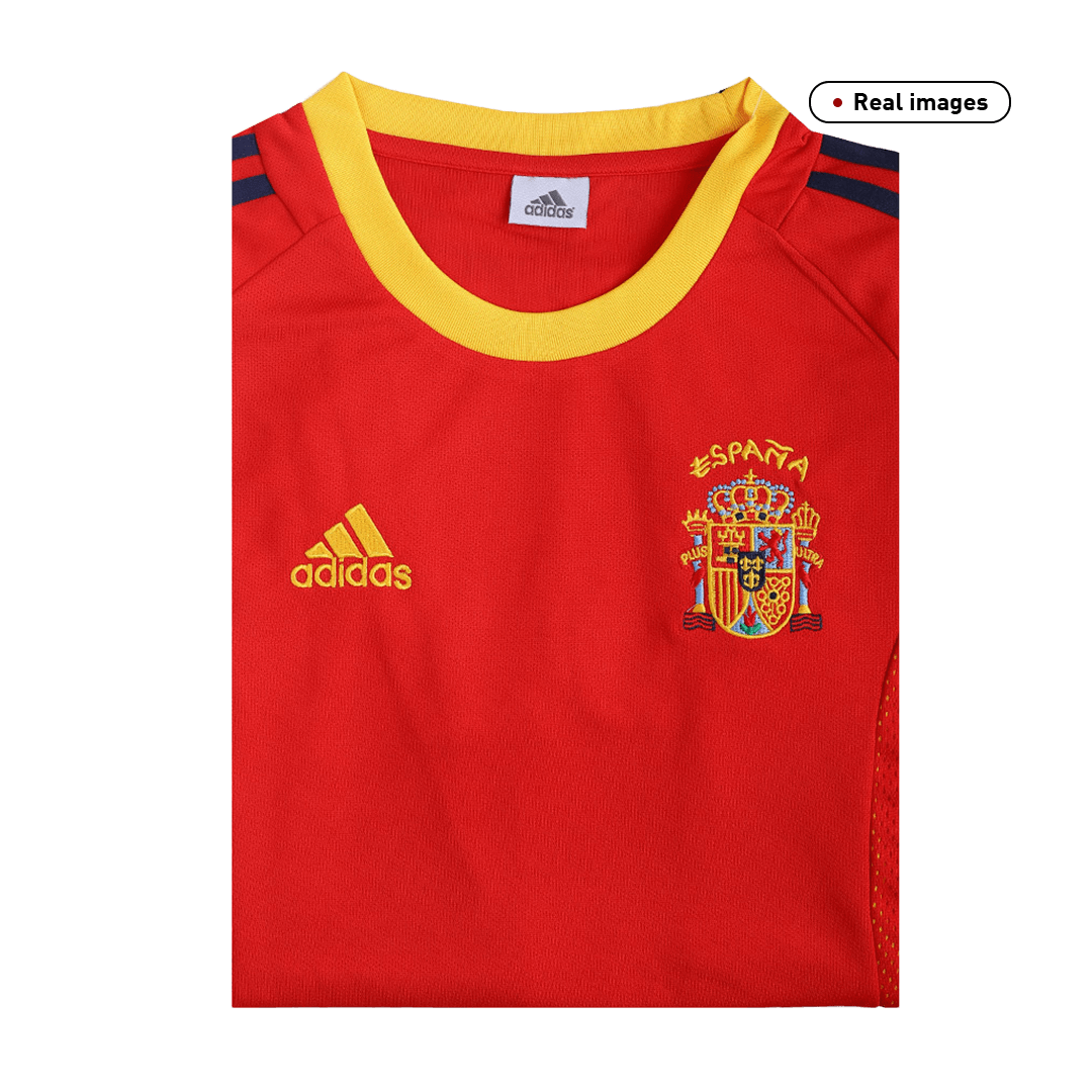 Spain Home Jersey Retro 2002 - gojersey