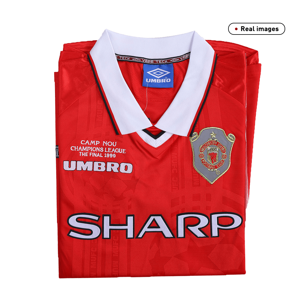 Manchester United Home Jersey Retro 1999/00 - UCL - gojersey