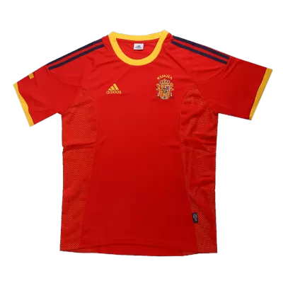 Spain Home Jersey Retro 2002 - gojersey