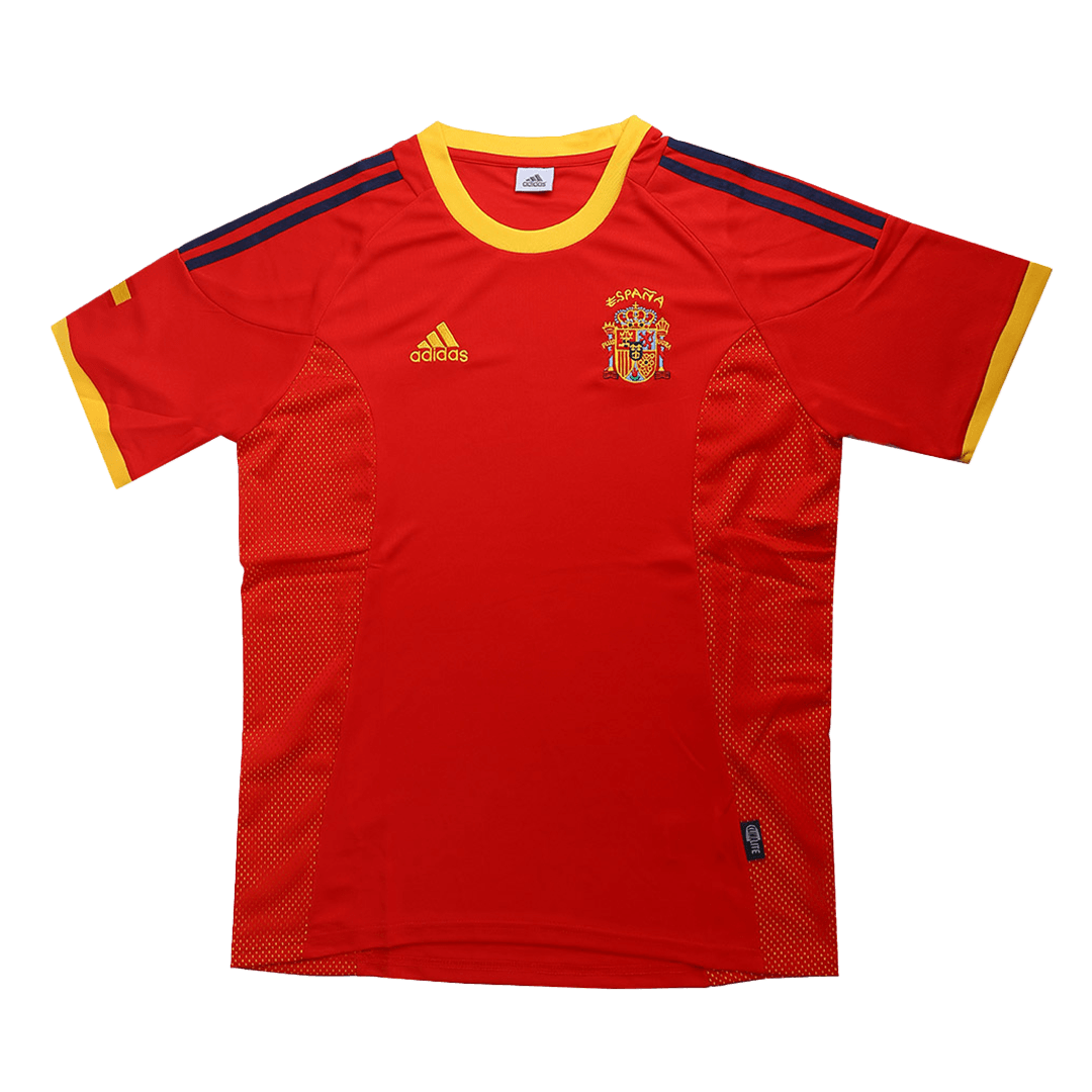Spain Home Jersey Retro 2002 - gojersey
