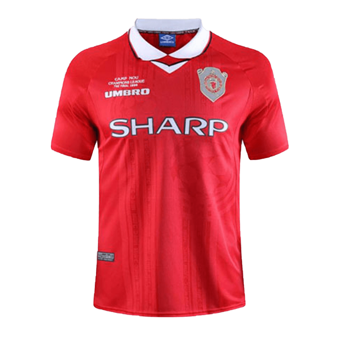 Manchester United Home Jersey Retro 1999/00 - UCL - gojersey