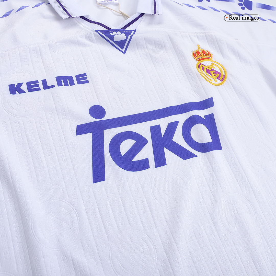 Real Madrid Home Jersey Retro 1996/97 - gojersey