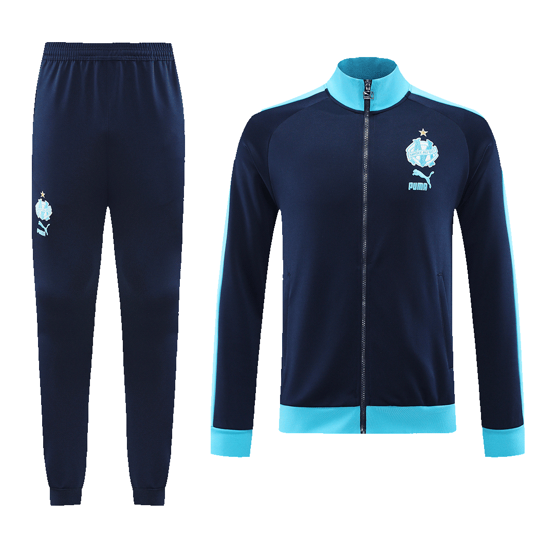 Marseille Training Kit 2023/24 - Navy (Jacket+Pants) - gojersey