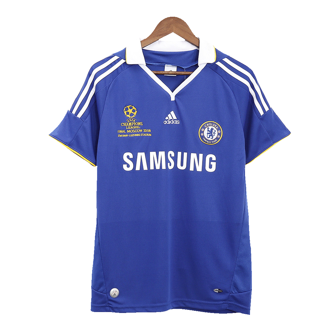 Chelsea Home Jersey Retro 2008 - UCL Final - gojersey