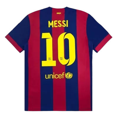 Barcelona MESSI #10 Home Jersey Retro 2014/15 - gojersey