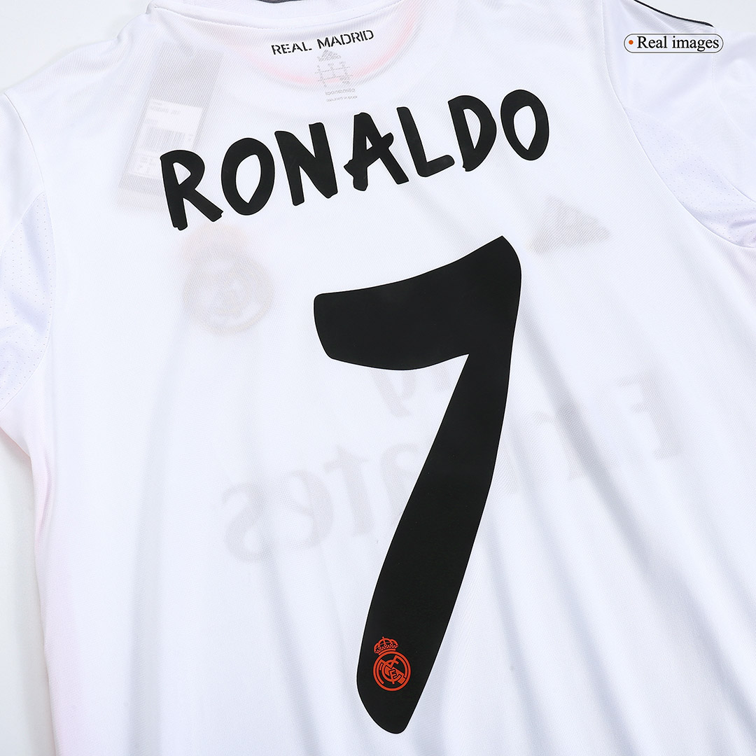 Real Madrid RONALDO #7 Home Jersey Retro 2013/14 - gojersey