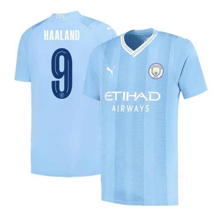 Manchester City HAALAND #9 Home Jersey 2023/24 - UCL Edition - gojersey