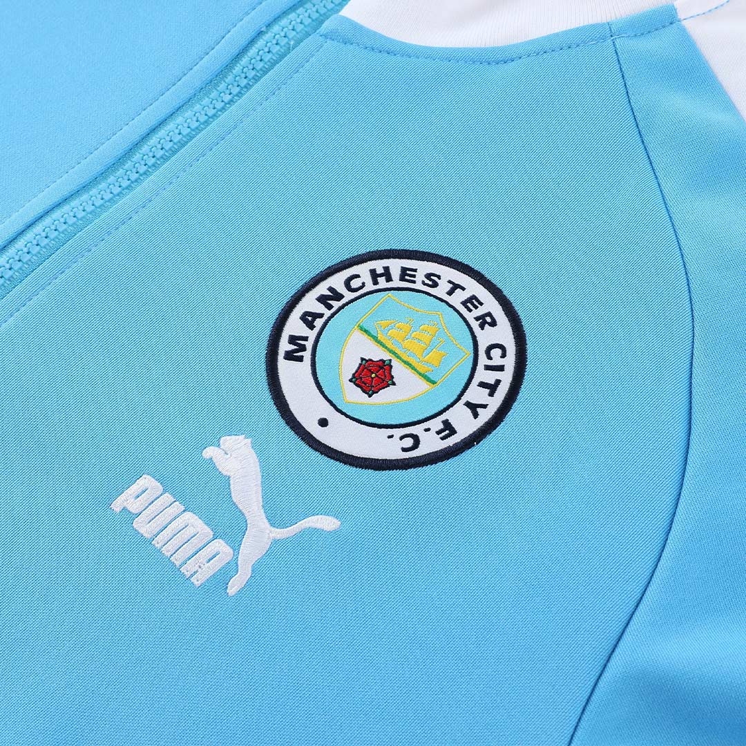 Manchester City Training Kit 2023/24 - Blue (Jacket+Pants) - gojersey