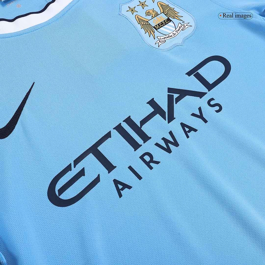 Manchester City Home Jersey Retro 2013/14 - gojersey