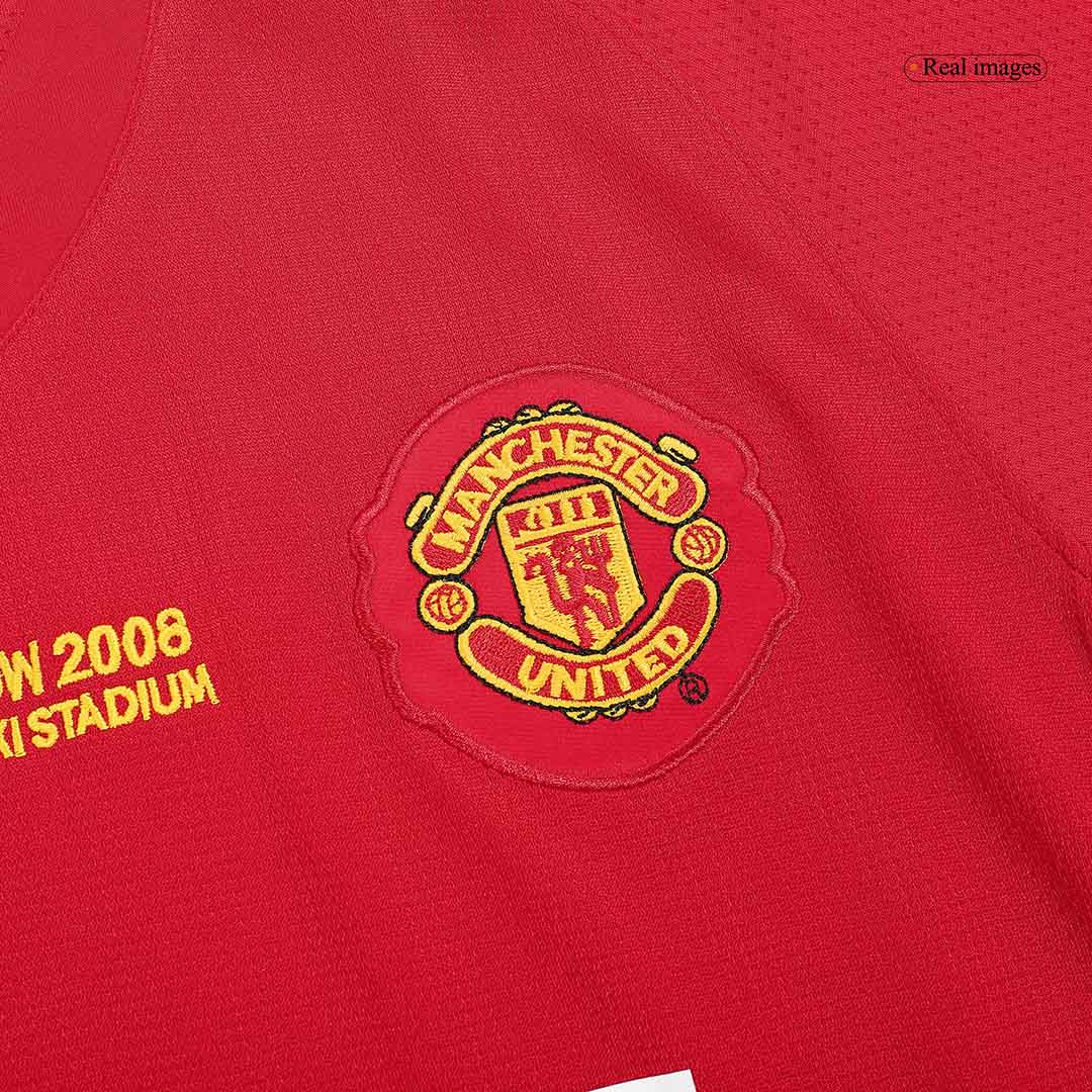 Manchester United Classic Soccer Jerseys Home 2007/08 - UCL Final - gojersey