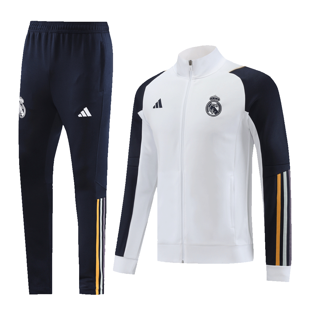 Real Madrid Training Kit 2023/24 - White (Jacket+Pants) - gojersey
