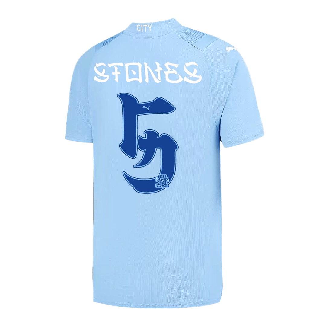 Manchester City STONES #5 Japanese Tour Printing Home Jersey 2023/24 - gojersey
