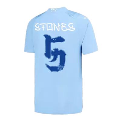 Manchester City STONES #5 Japanese Tour Printing Home Jersey 2023/24 - gojersey