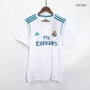17/18 Real Madrid Home White Retro Jerseys Shirt(Player Version) - gojersey