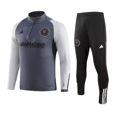 Inter Miami CF Sweatshirt Kit 2023/24 - Gray (Top+Pants) - gojersey