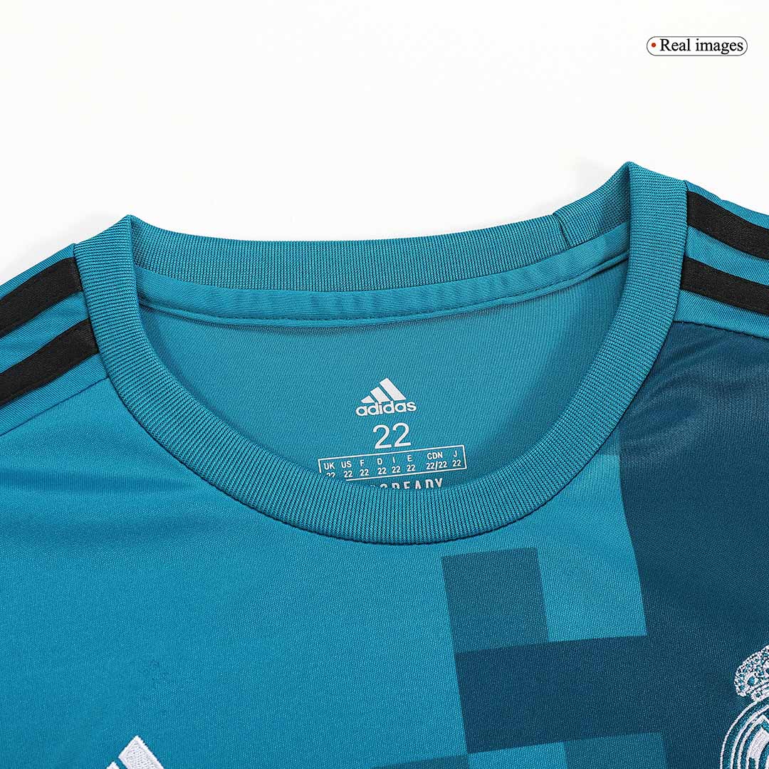 Real Madrid Third Away Jersey Kit 2017/18 Kids(Jersey+Shorts) - gojersey