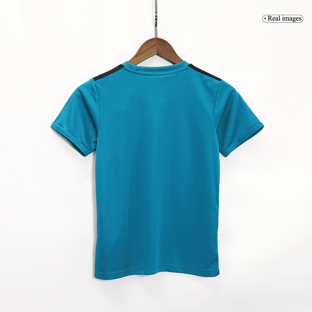 Real Madrid Third Away Jersey Kit 2017/18 Kids(Jersey+Shorts) - gojersey