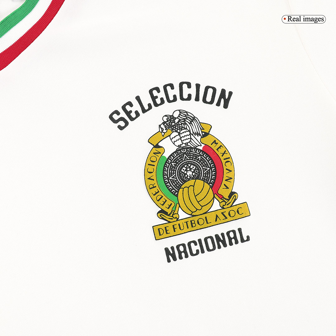 Mexico Remake Soccer Jersey 1985 White - gojersey