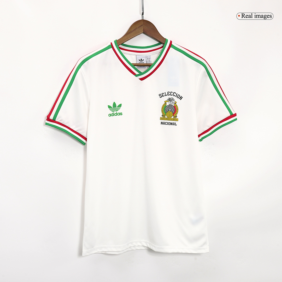 Mexico Remake Soccer Jersey 1985 White - gojersey