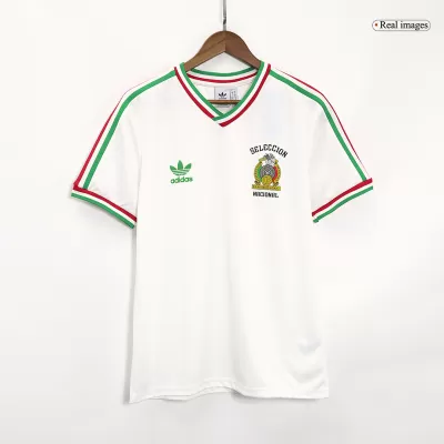 Mexico Remake Soccer Jersey 1985 White - gojersey