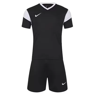 NK-761 Customize Team Jersey Kit(Shirt+Short) Black - gojersey