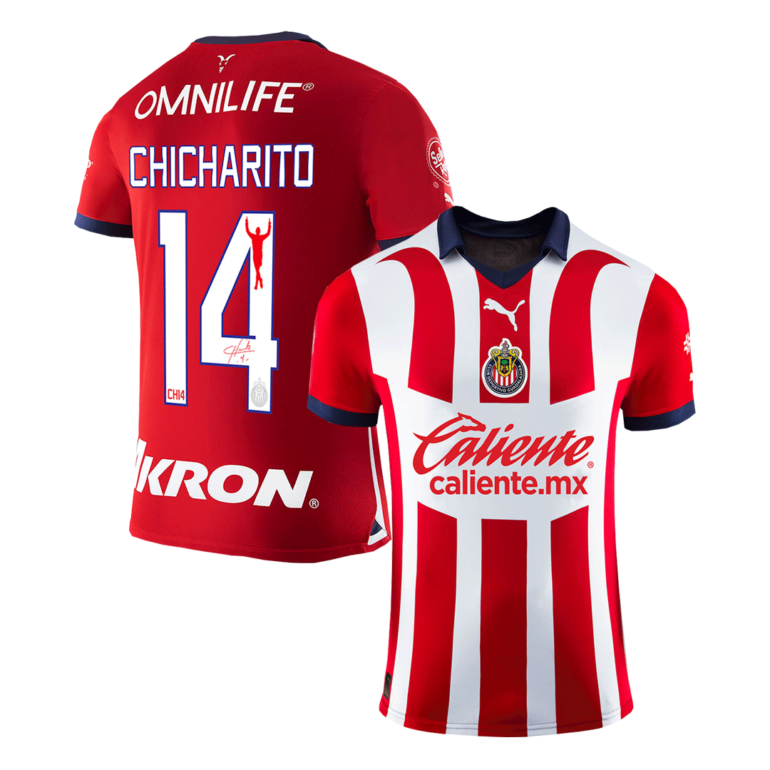 Chivas Sign CHICHARITO #14 Home Jersey 2023/24 | Gojersey