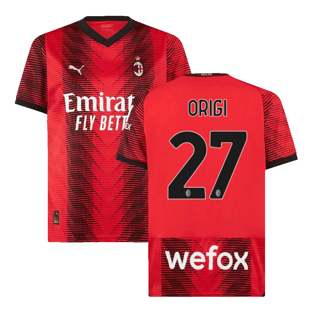 AC Milan ORIGI #27 Home Jersey 2023/24 - gojersey