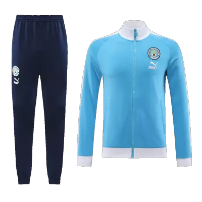 Manchester City Training Kit 2023/24 - Blue (Jacket+Pants) - gojersey