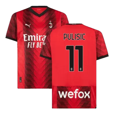 AC Milan PULISIC #11 Home Jersey 2023/24 - gojersey