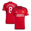 Manchester United B.FERNANDES #8 Home Jersey 2023/24 - gojersey