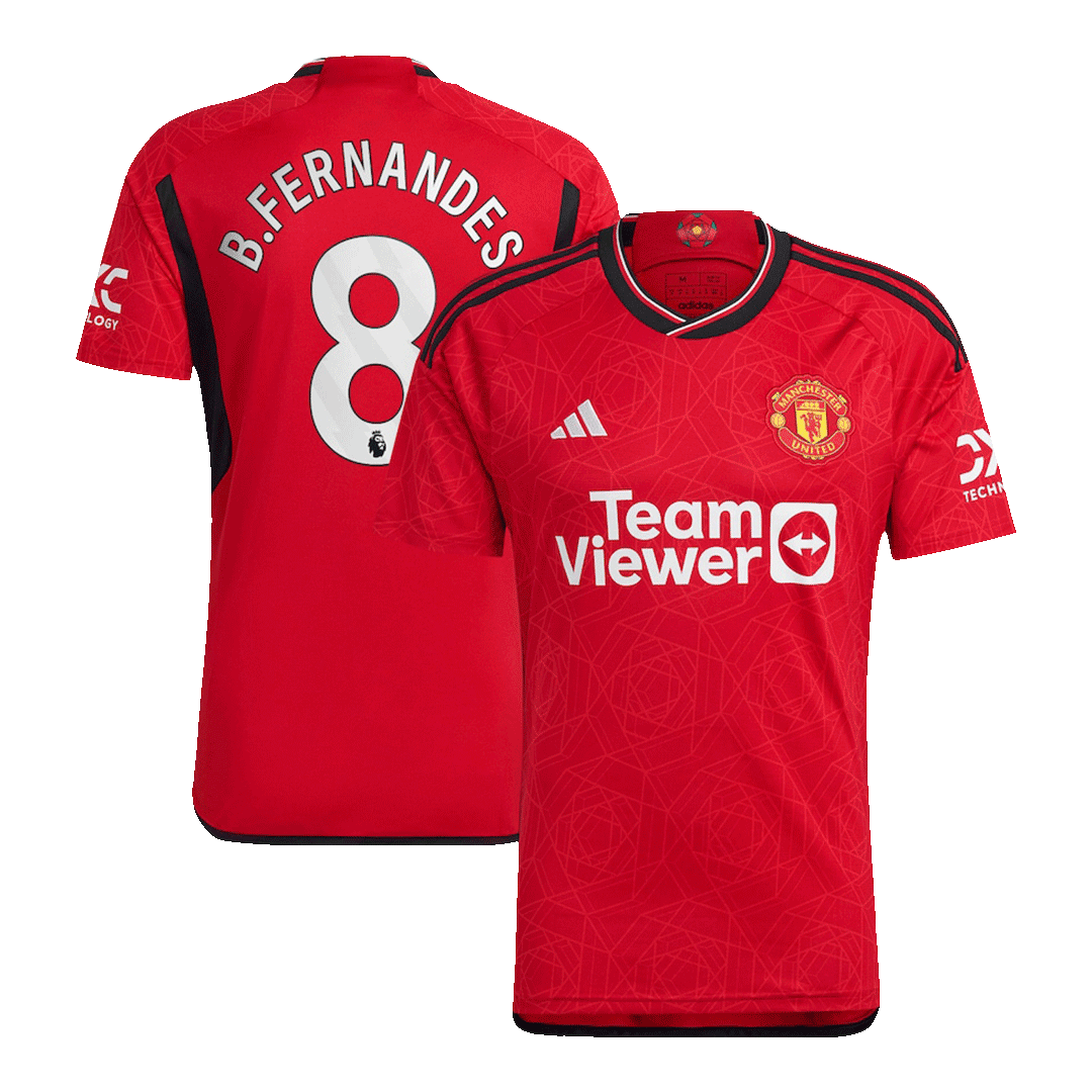 Manchester United B.FERNANDES #8 Home Jersey 2023/24 - gojersey