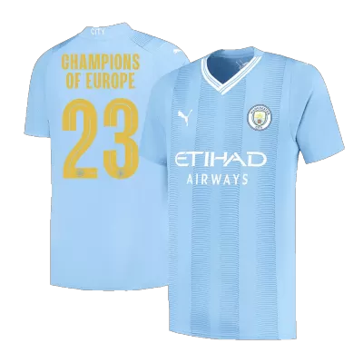 CHAMPIONS OF EUROPE #23 Manchester City Home Jersey 2023/24 - gojersey