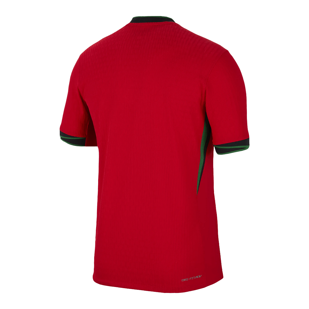 Portugal Home Jersey Authentic EURO - gojersey