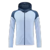 Manchester City Hoodie Training Kit - Blue - gojersey