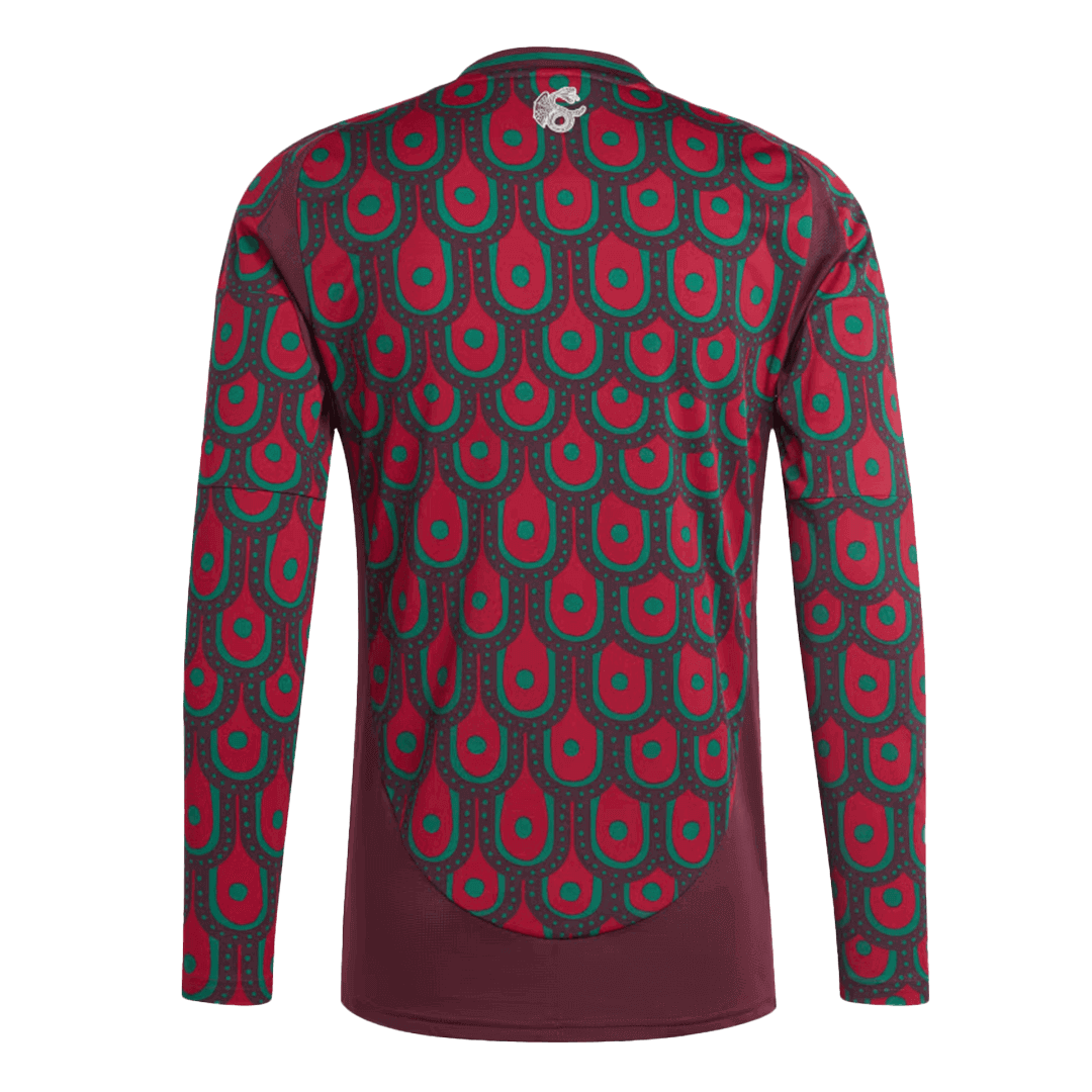 Mexico Long Sleeve Home Jersey Copa America - gojersey