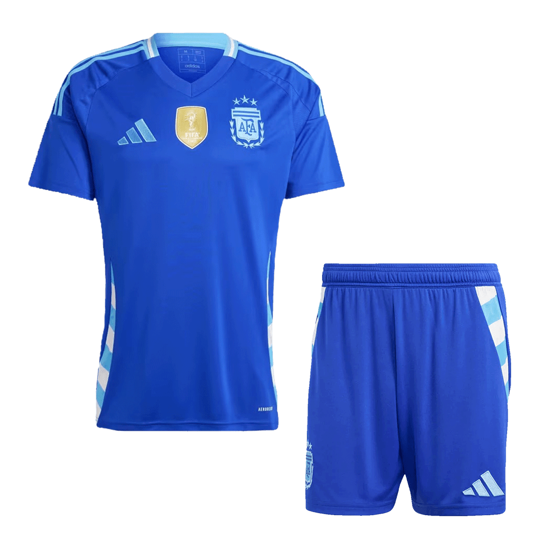 Argentina Away Jersey Kit (Jersey+Shorts) - gojersey
