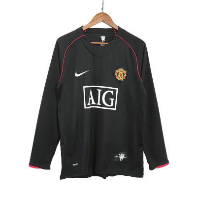 Manchester United Away Jersey Retro 2007/08 - Long Sleeve - gojersey