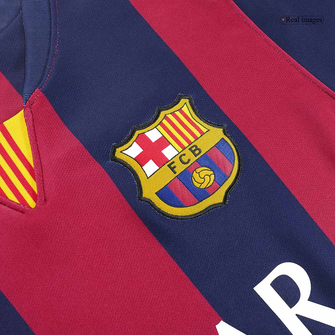 Barcelona SUÁREZ #9 Home Soccer Jersey Retro 2014/15 - gojersey