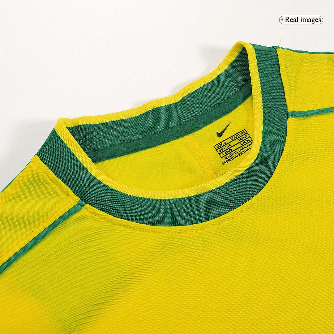 Brazil CAFU #2 Home Soccer Jersey Retro 1998 - gojersey