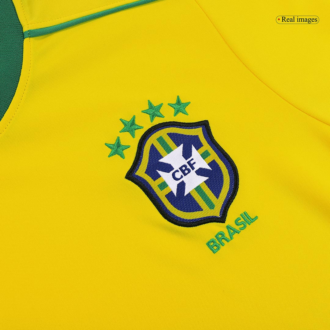 Brazil CAFU #2 Home Soccer Jersey Retro 1998 - gojersey