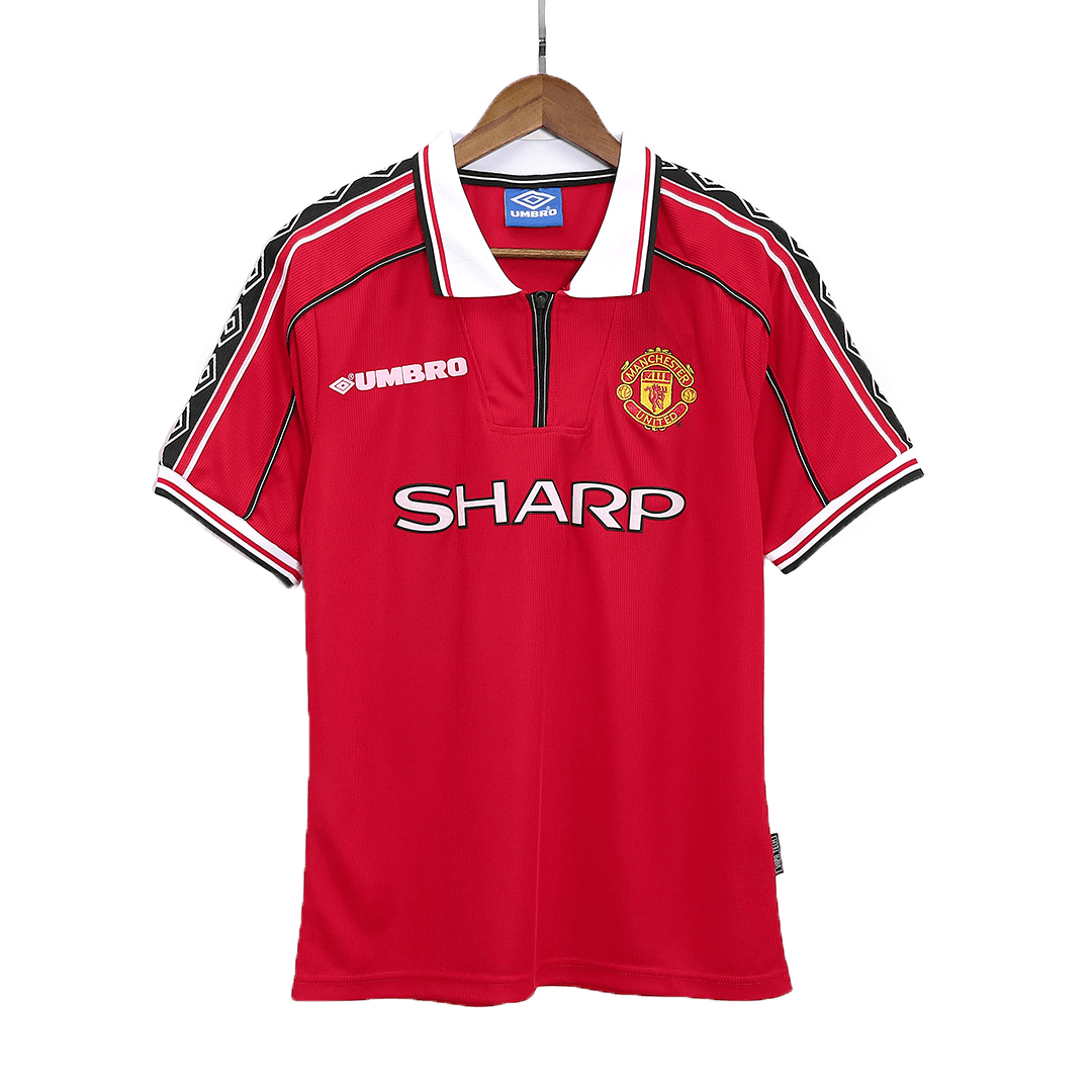 Manchester United Home Jersey Retro 98/00 - gojersey