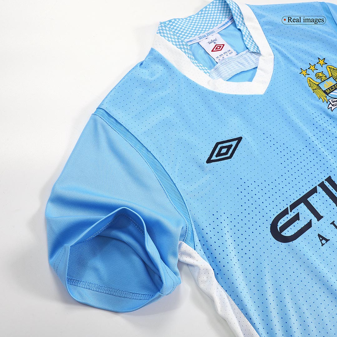Manchester City Home Jersey Retro 2011/12 - gojersey