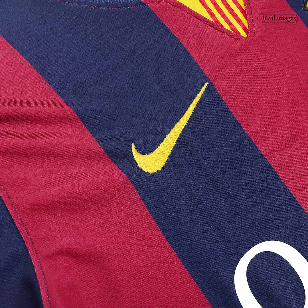 Barcelona SUÁREZ #9 Home Soccer Jersey Retro 2014/15 - gojersey