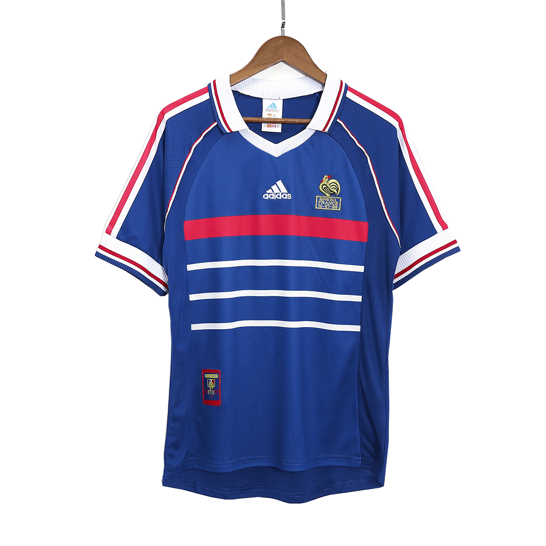 France Home Jersey Retro 1998 - gojersey