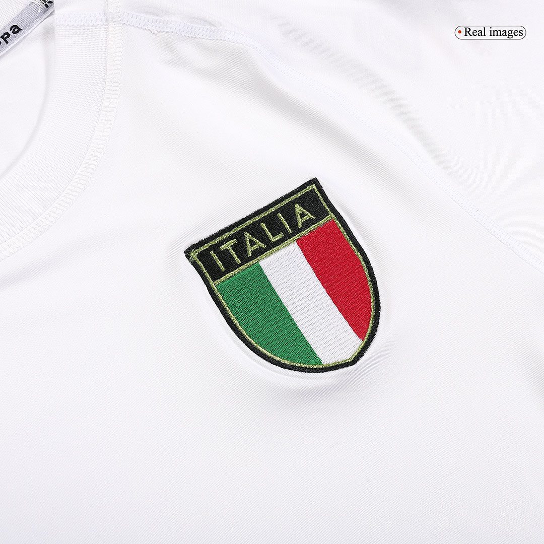 Italy Away Soccer Jersey Retro 2002 - gojersey