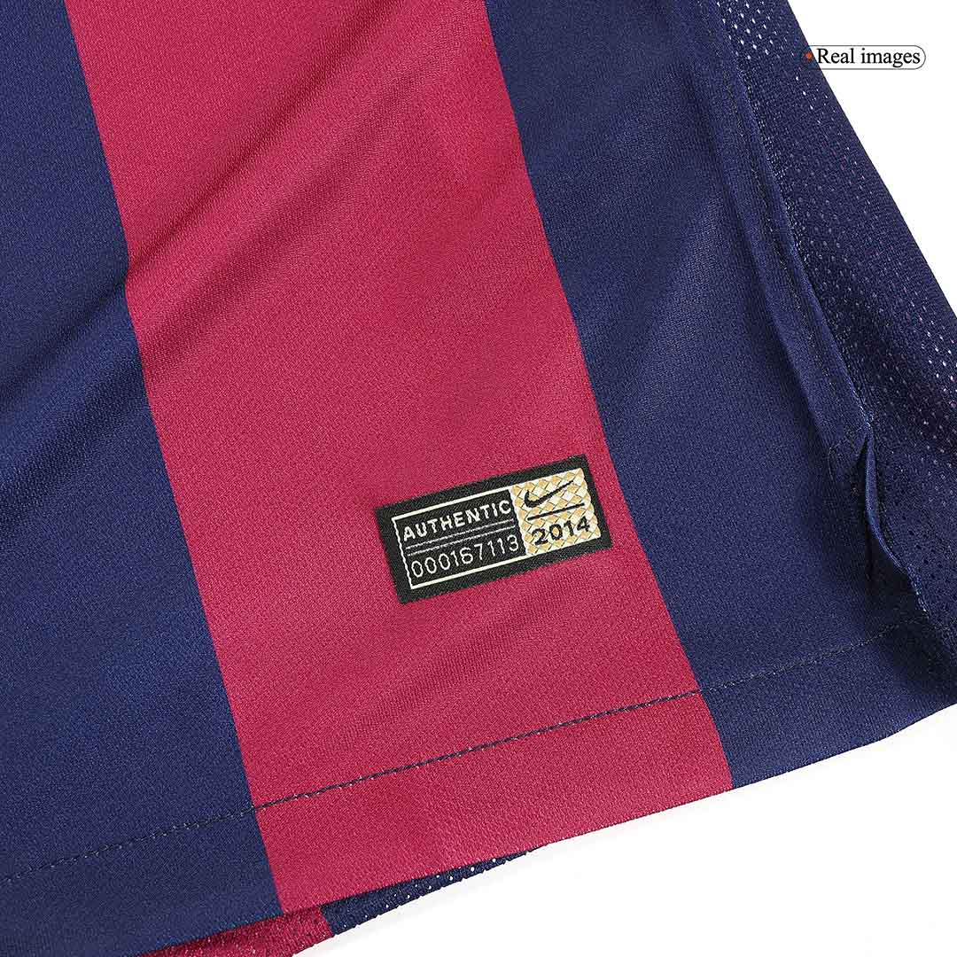 Barcelona SUÁREZ #9 Home Soccer Jersey Retro 2014/15 - gojersey