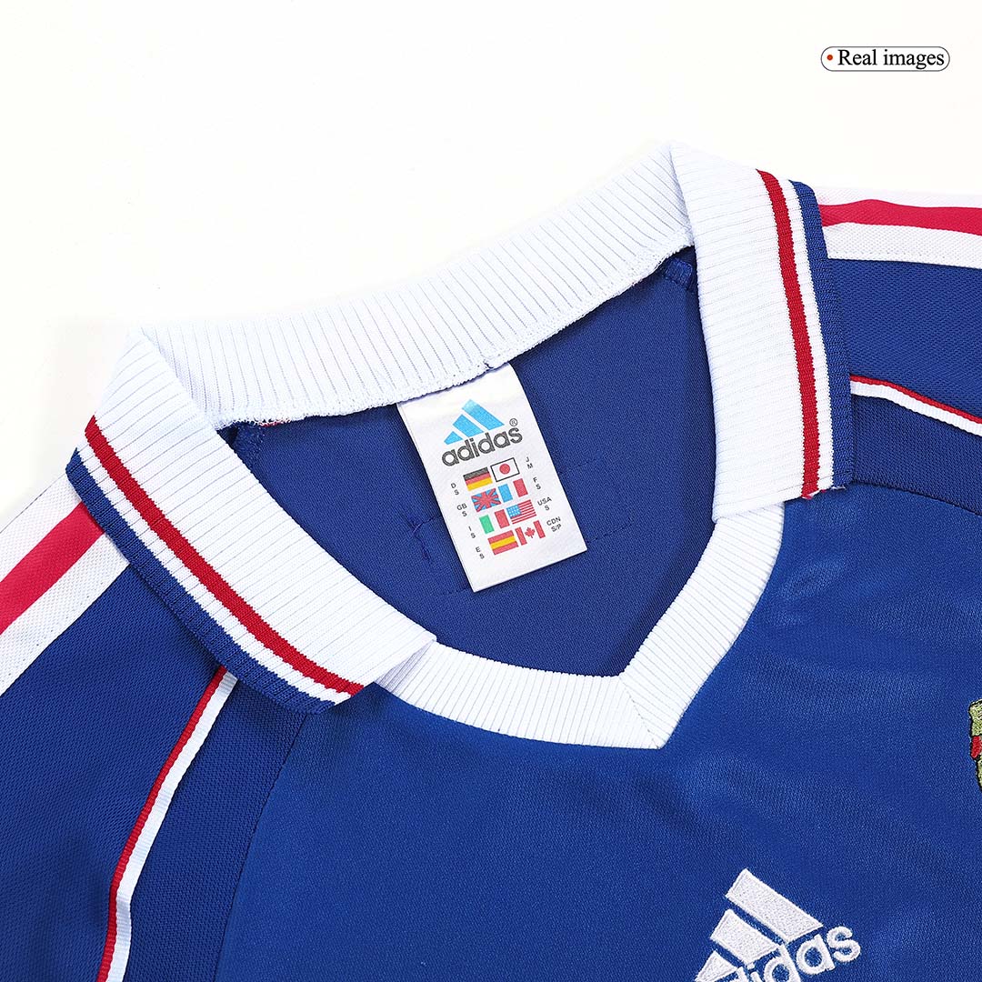 France Home Jersey Retro 1998 - gojersey