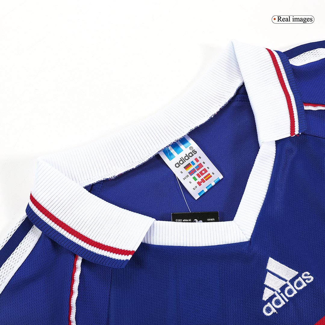 France World Cup Home Jersey Retro 1998 - gojersey